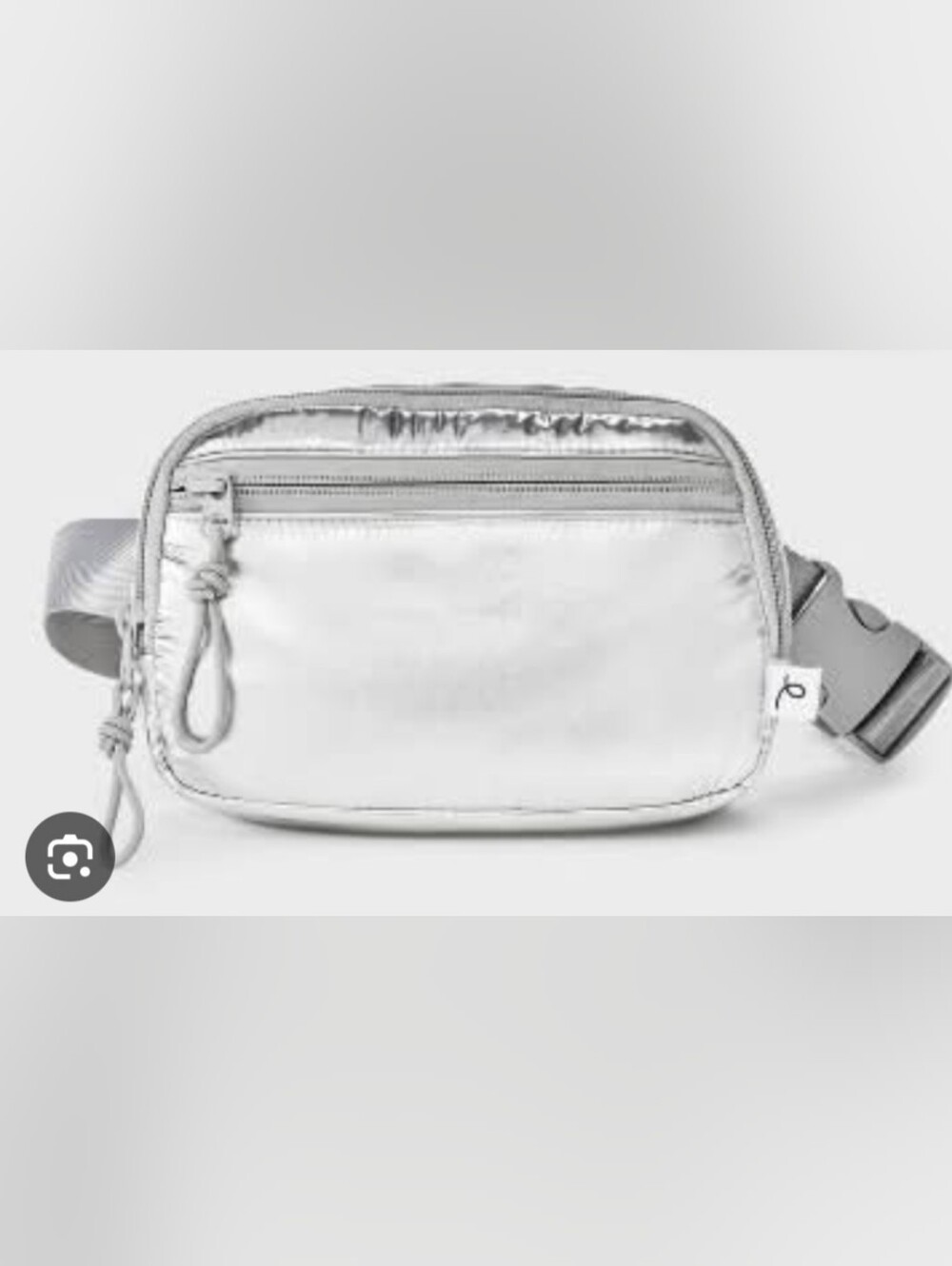 Silver Fanny pack- By Art class